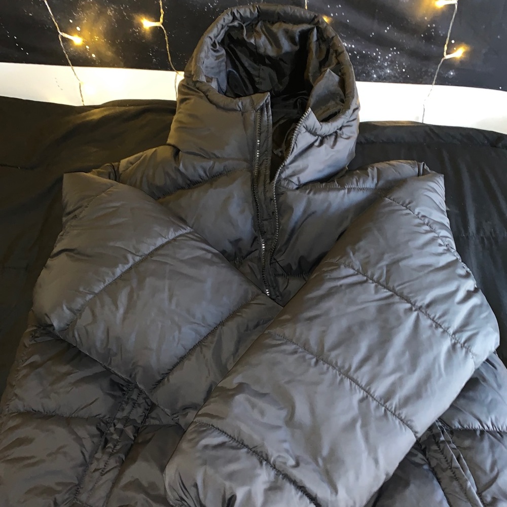 Black Puffer Jacket Coat